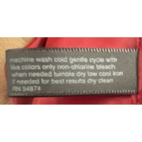 The Limited Strapless Red, Black & White Coral Print Dress Size 6, Pockets, Line - Picture 13 of 14